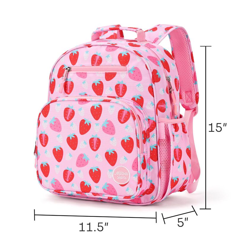 Mochila Para Ni&ntilde;as Mibasies Rosa Fresa 12 l (15... image number null