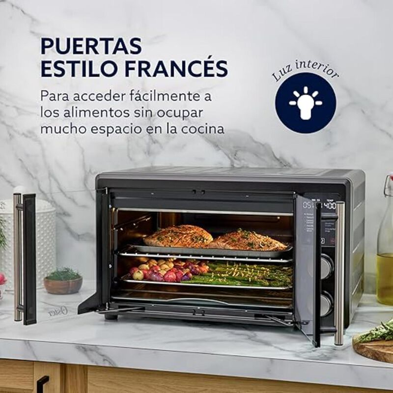 Horno El&eacute;ctrico Con Freidora De Aire Oster 42 L... image number null