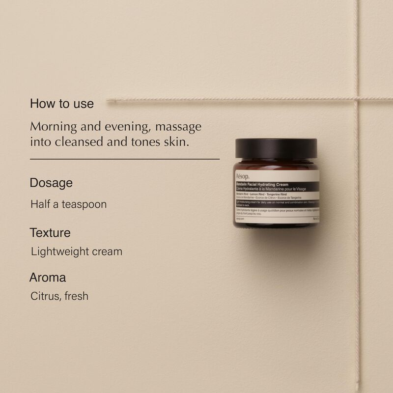 Crema Hidratante Facial Aesop Mandarin Con Acei... image number null