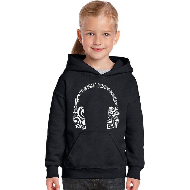 Sudadera Con Capucha Word Art Para Ni&ntilde;a - Aud&iacute;f... image number null