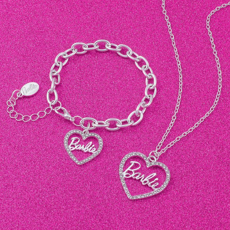 Conjunto De Joyas Collar Y Pulsera Barbie Con F... image number null