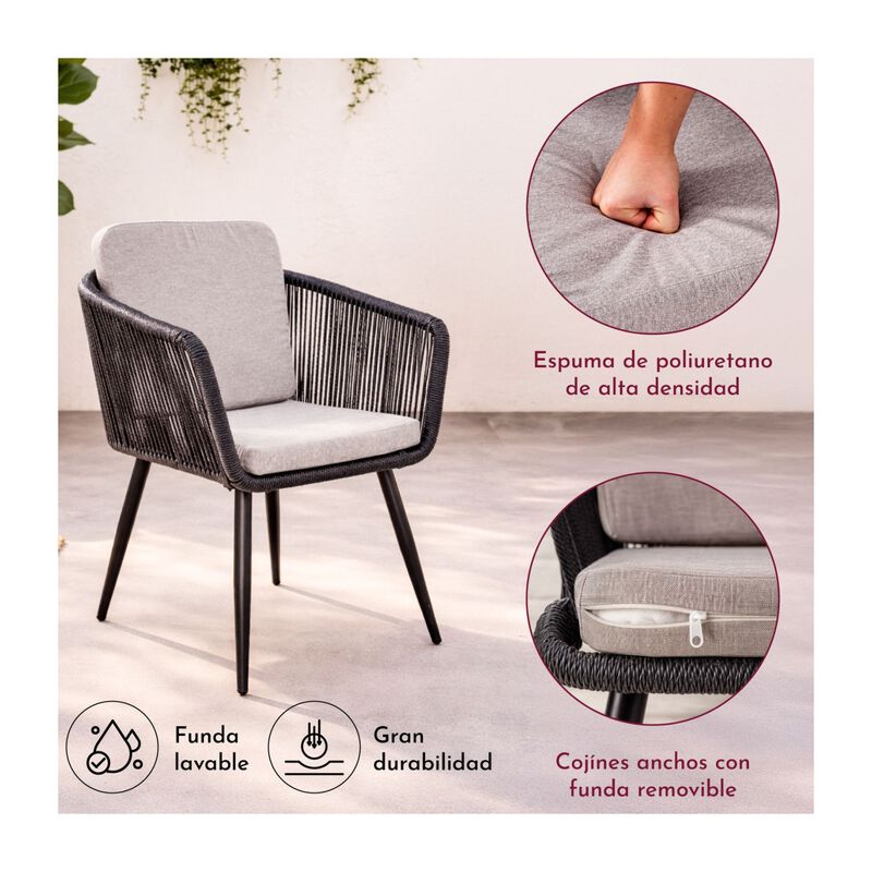 Comedor Jardin Ext 6pz Moderno Recubrimiento Ti... image number null