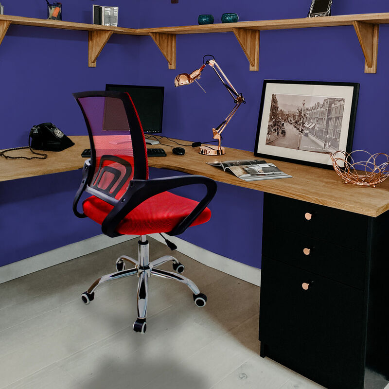 Silla de Escritorio Roja image number null