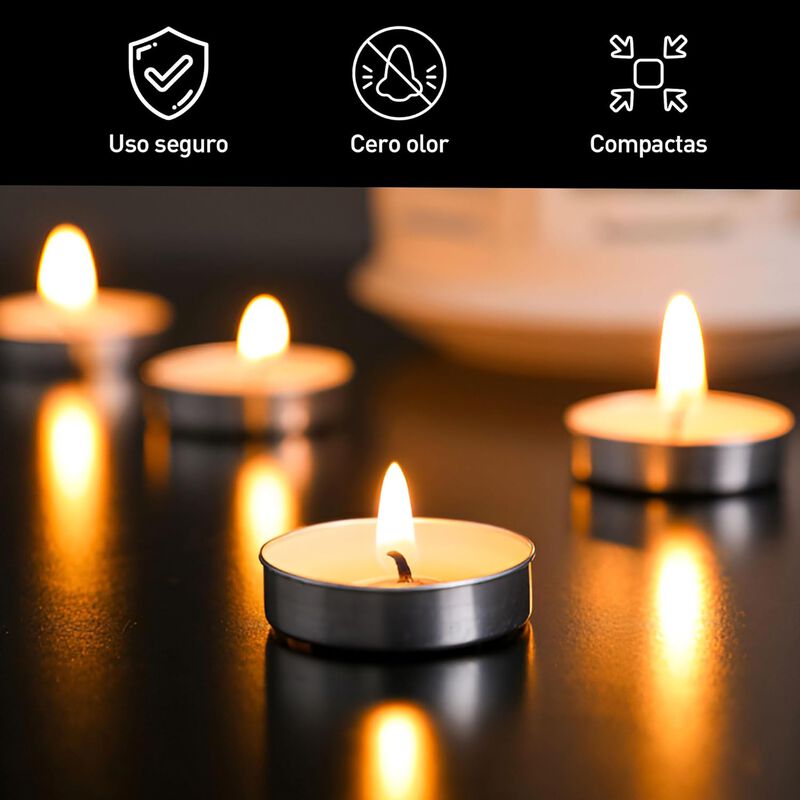 Kit de Velas Decorativas 50 pzs Bluelander image number null