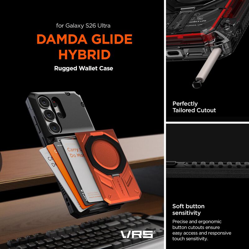 Funda VRS Design Damda Glide Naranja para Samsu... image number null