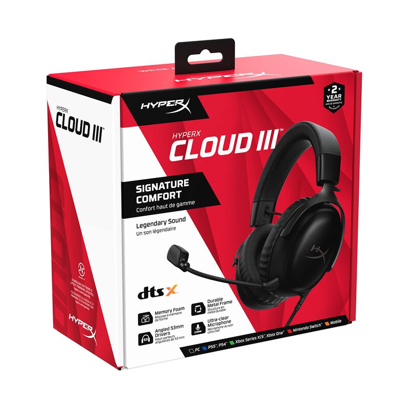 Auriculares Para Juegos Hyperx Cloud Iii Con Ca... image number null
