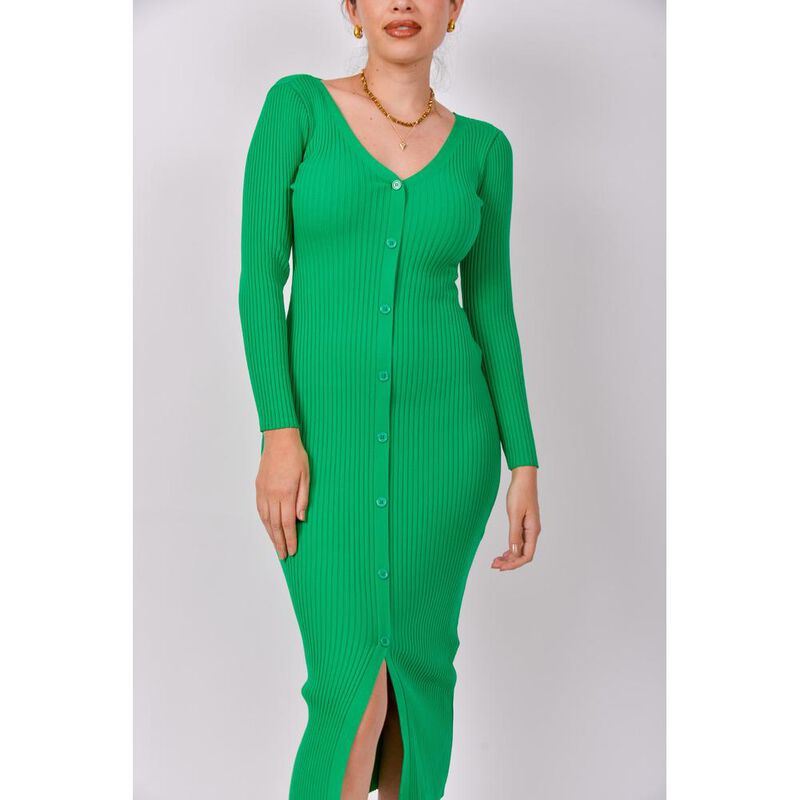 Vestido Abierto de botones image number null