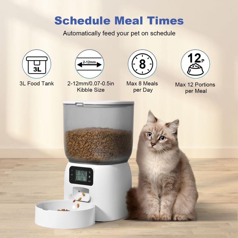 Alimentador Autom&aacute;tico Para Gatos Andoll Home 3... image number null