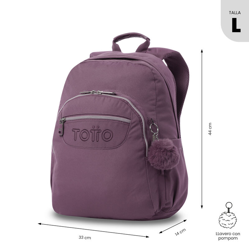 Mochila Ergon&oacute;mica Grande Totto Acuarela Ecole ... image number null