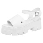 Moramora Sandalia para mujer blanco BAJA