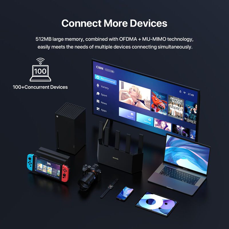Router Wi-fi 7 Tenda Be5100 Re6l Pro De Doble B... image number null