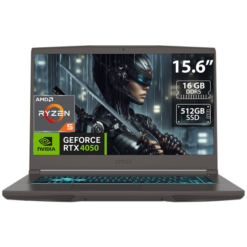 Laptop MSI Thin A15: Procesador AMD Ryzen 5 753... image number null