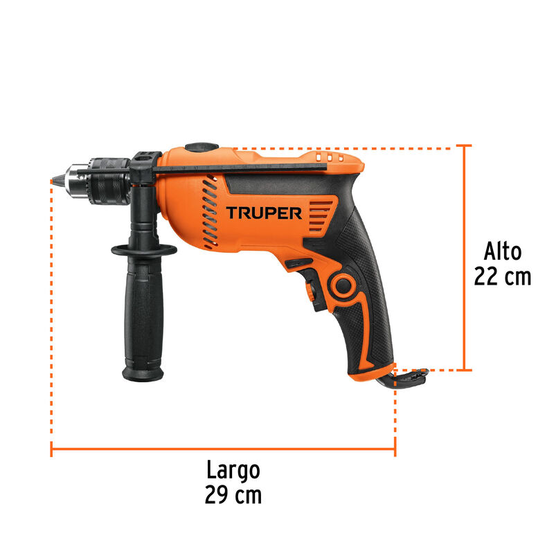 Rotomartillo 1/2' 650 W Profesional Truper image number null