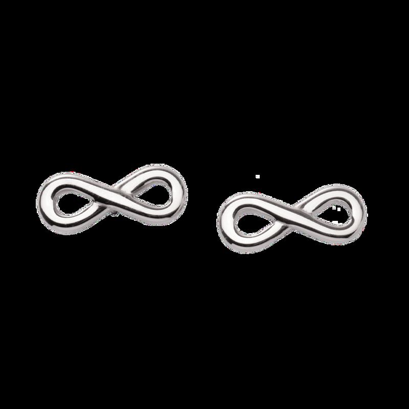 Aretes Mujer Infinito Acero Inoxidable, Regalo ... image number null