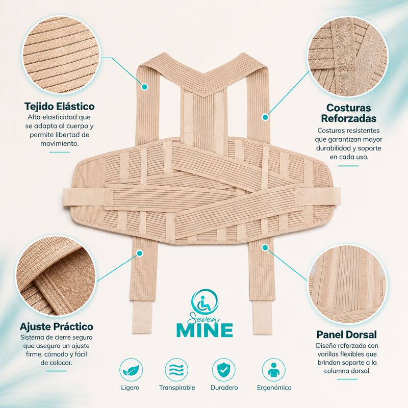 Soporte Dorso Lumbar Reforzada Premium | Faja O... image number null
