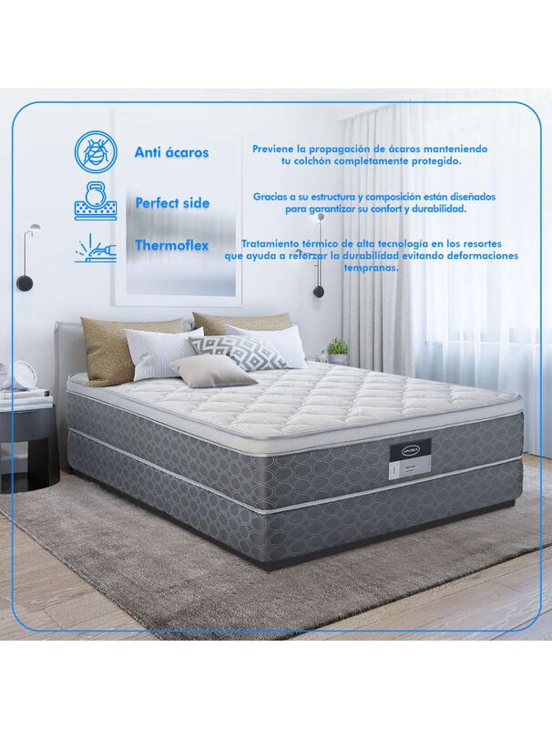 Colch&oacute;n America Individual Royce + Box Gratis F... image number null