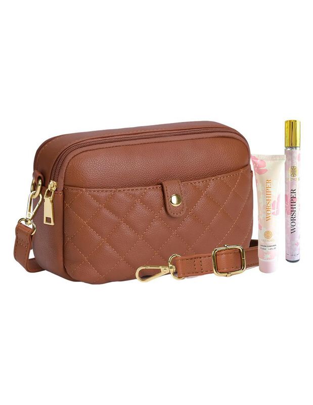 Bolsa Crossbody Pink Brule Crosschic Para Mujer image number null