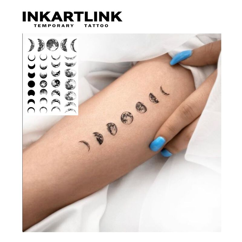 Tatuajes Temporales Inkartlink - 2 Hojas Con As... image number null