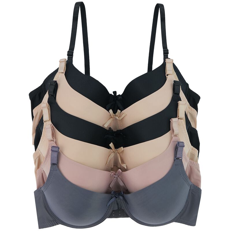 Sost&eacute;n Tobeinstyle 38B Pack de 6 con Escote Pro... image number null