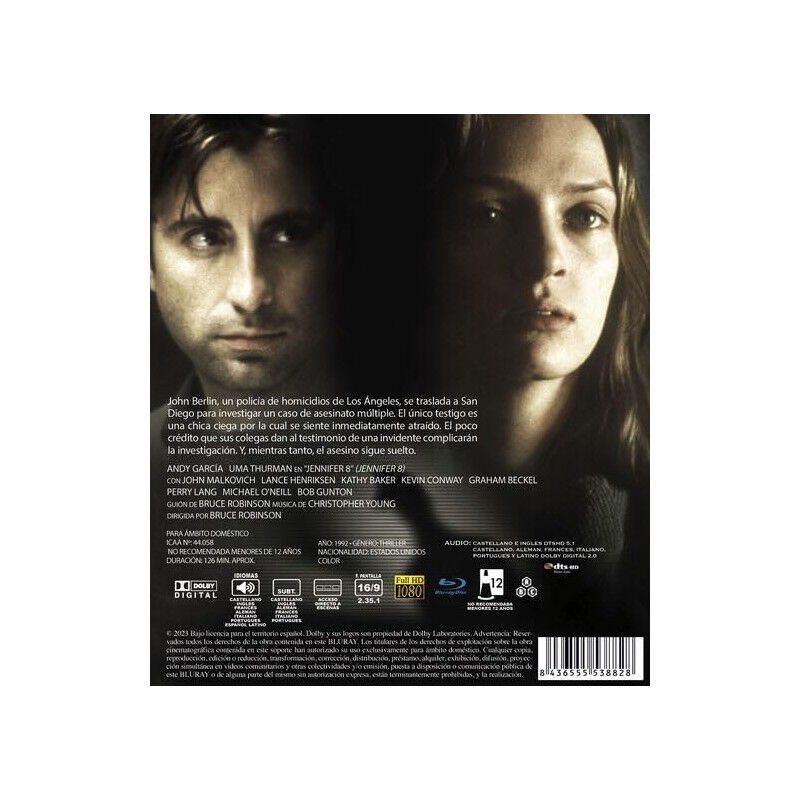 Jennifer 8 [blu-ray] (1992) image number null