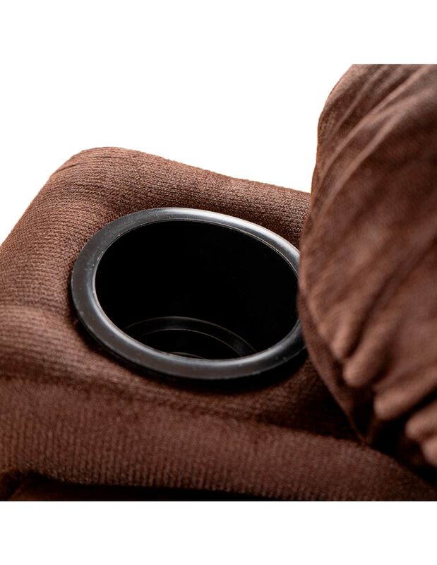 Sofá Reclinable Sara Con 2 Porta Vasos y 3 Posi... image number null