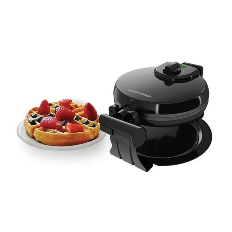 Waflera Giratoria Black+Decker WM1000B 180&deg;C Be... image number null