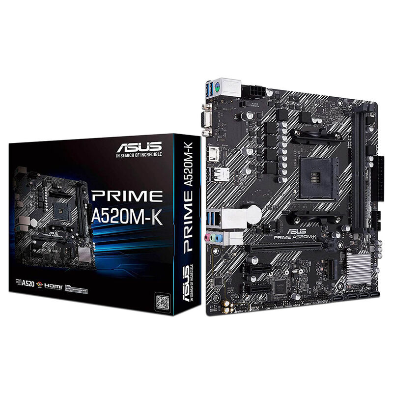 T. Madre ASUS PRIME A520M-K, Socket AM4, Micro-... image number null
