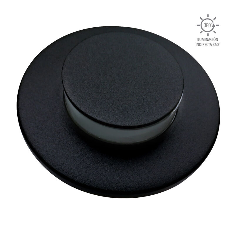 Lampara Esferis - Empotrado En Muro, Color Negr... image number null