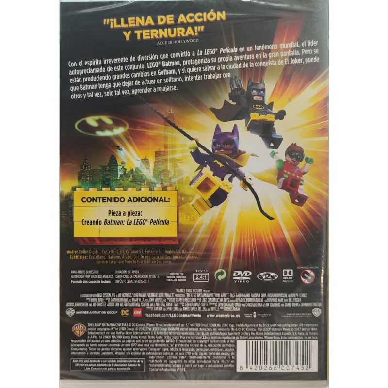 Batman: La Lego Pel&iacute;cula [dvd] image number null