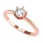 Anillo de Compromiso en Oro de 10K con Circonia - Amore Mio!