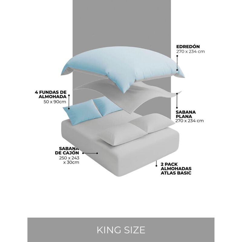 Set Colchoneta 5 Zonas KS  + Set Bed In A Box A... image number null