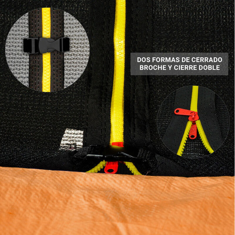 Trampolin Brincolin Aerobico Red Seguridad 3.6 ... image number null