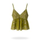 Blusa De Tirantes Bordada Con Lentejuela