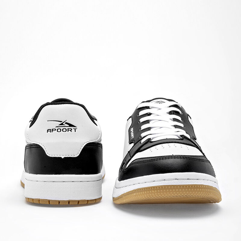 Apoort Tenis urbano para joven. Blanco negro image number null