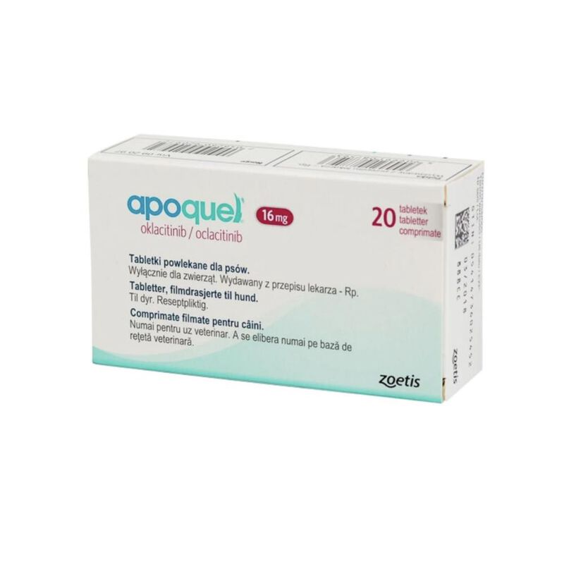 Apoquel 16 mg. 2 bls x 10 tab (20 tabs) Caja de... image number null