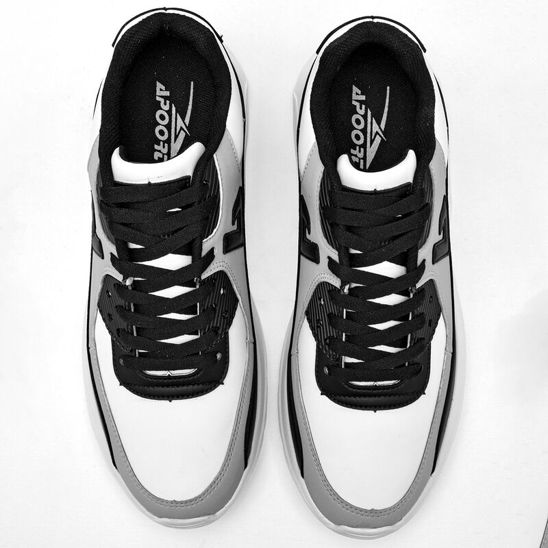 Apoort Tenis deportivo para hombre blanco negro... image number null