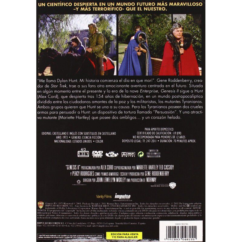 G&eacute;nesis Ii [dvd] image number null