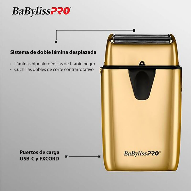 Afeitadora Babyliss Uvfoil Doble Cuchilla Color... image number null