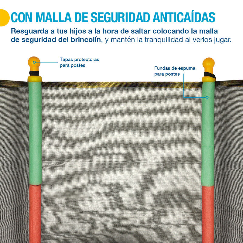 Brincolín Infantil Trampolín para Niños 3 a 12 ... image number null