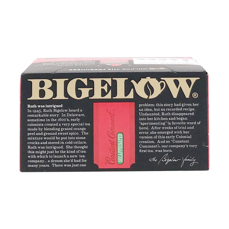 T&eacute; Bigelow Constant Comment Descafeinado 20 Bol... image number null