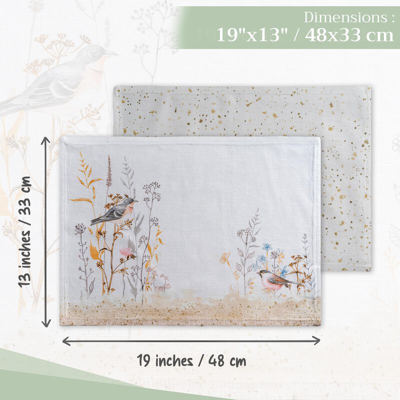 Mantel individual Maison d'Hermine 33x48 cm alg... image number null