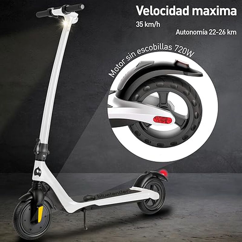 Scooter E11 Eléctrico Plegable para Adultos Blu... image number null
