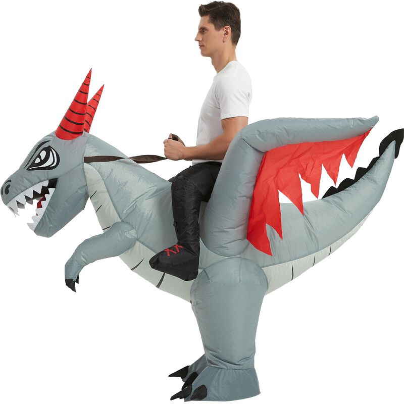 Disfraz De Dinosaurio Tasanor, Drag&oacute;n Inflable ... image number null