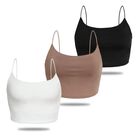 Top Tipo Cami Amiliashp Negro, Blanco Y Marr&oacute;n Claro Talla M