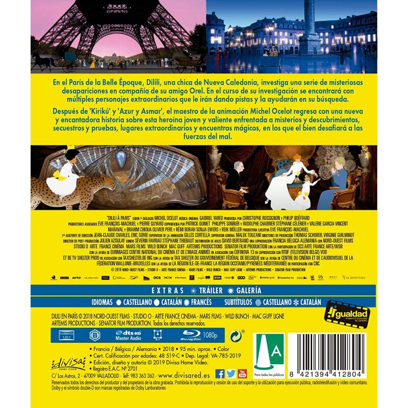 Dilili en par&iacute;s [Blu-ray] image number null