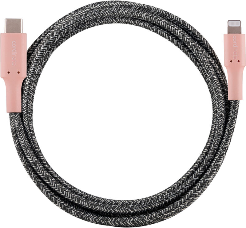 Cable USB-C to Lightning 6ft Coral image number null