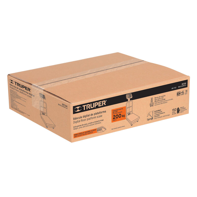 B&aacute;scula Capacidad 200 Kg Plegable de Plataforma... image number null