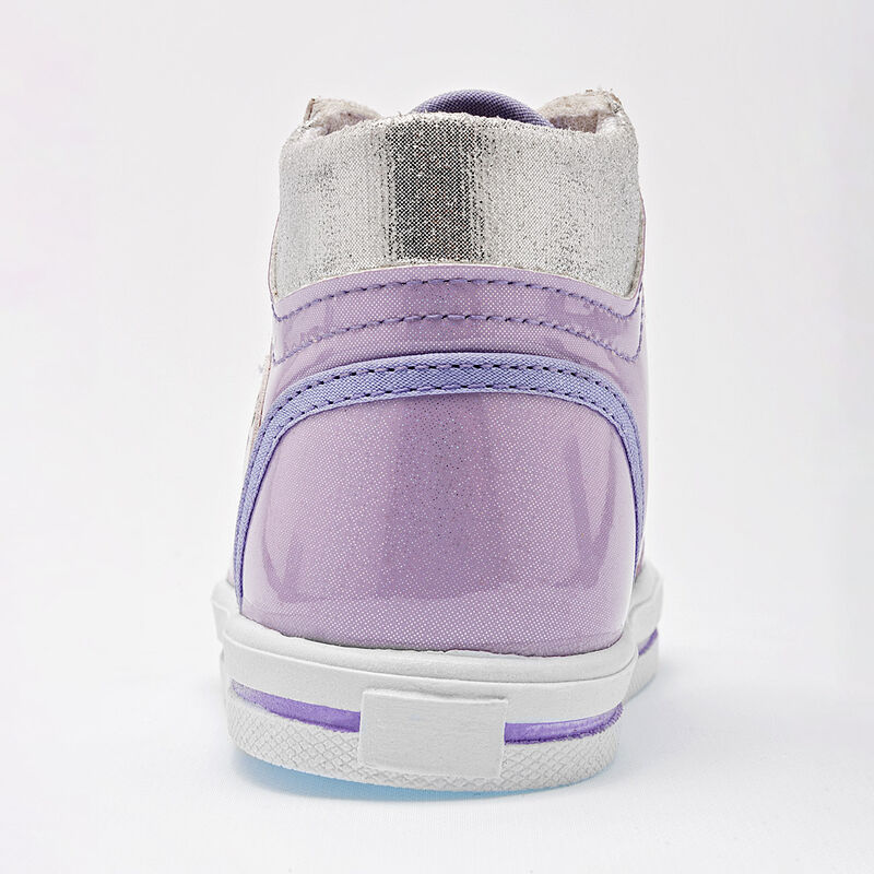 Chaparrin Tenis para bebé niña lila plata image number null