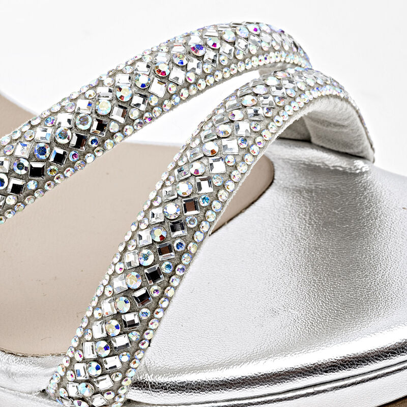 Stella Zapatillas de fiesta para mujer plata image number null