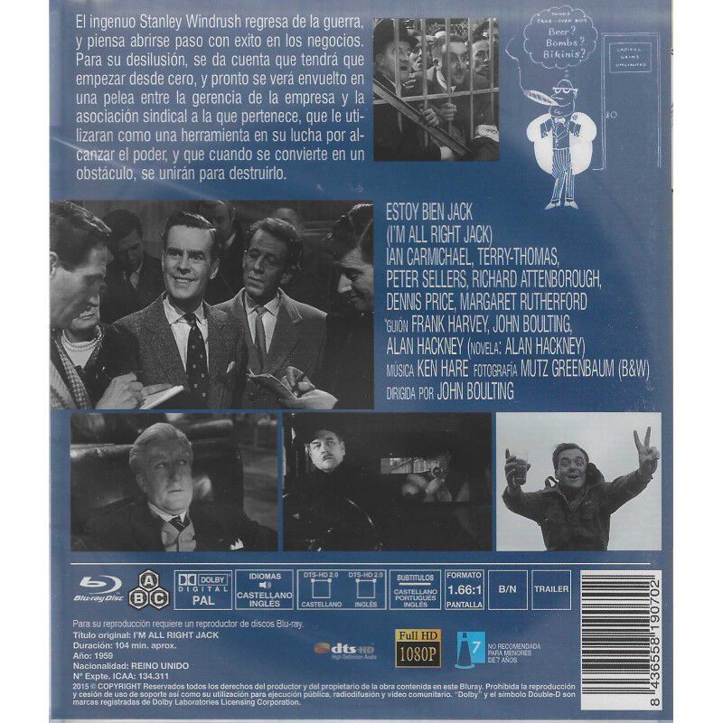 Estoy Bien, Jack [blu-ray] (1959) I'm All Right... image number null